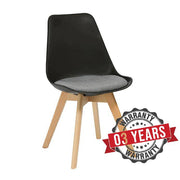 Rapidline Virgo General Purpose Visitor or Conference Room Chair Black