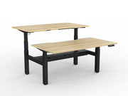 Agile Double Motor Electric Shared Desk With Cable Tray