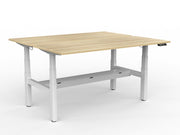 Agile Double Motor Electric Shared Desk With Cable Tray