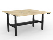 Agile Double Motor Electric Shared Desk With Cable Tray