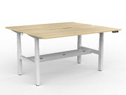 Agile Double Motor Electric Shared Desk With Cable Tray