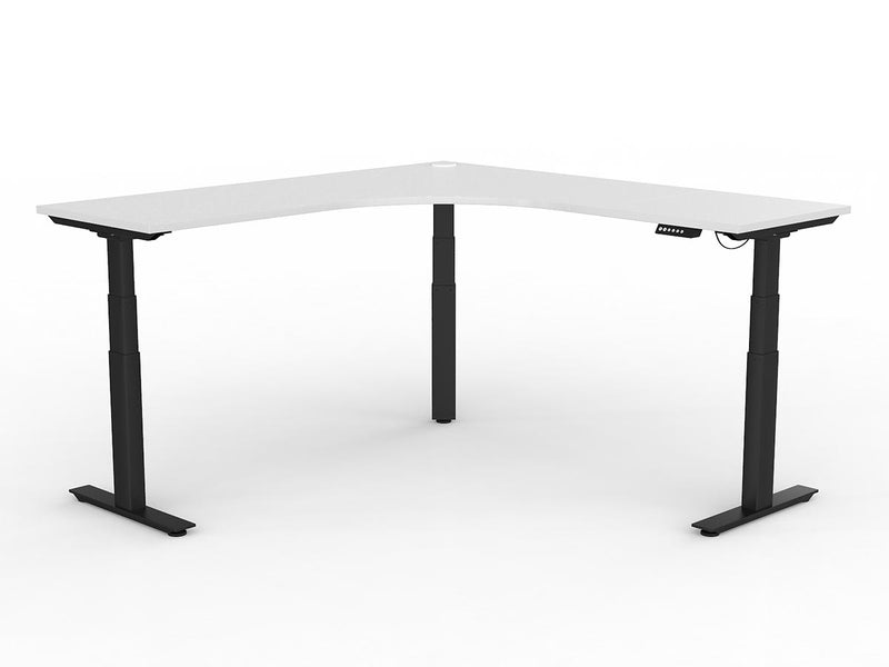 Agile Triple Motor Electric 90º Workstation