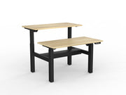 Agile 2-Column Electric Shared Desk With Cable Tray