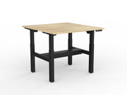 Agile 2-Column Electric Shared Desk With Cable Tray