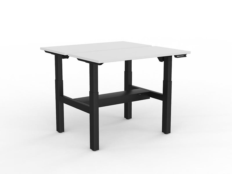 Agile 2-Column Electric Shared Desk With Cable Tray