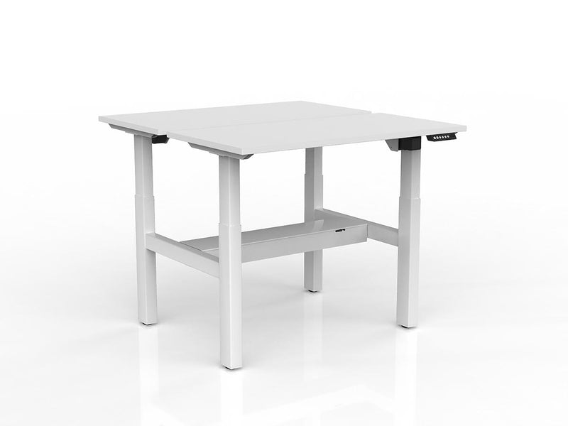 Agile 2-Column Electric Shared Desk With Cable Tray
