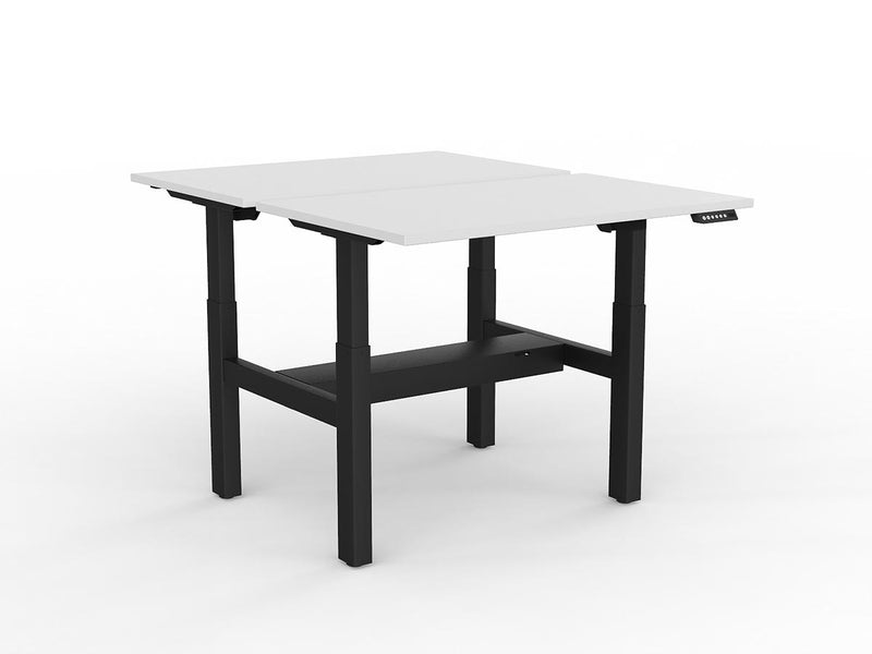 Agile 2-Column Electric Shared Desk With Cable Tray