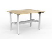 Agile 2-Column Electric Shared Desk With Cable Tray