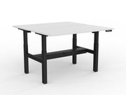 Agile 2-Column Electric Shared Desk With Cable Tray