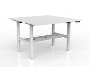 Agile 2-Column Electric Shared Desk With Cable Tray