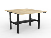 Agile 2-Column Electric Shared Desk With Cable Tray