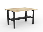 Agile 2-Column Electric Shared Desk With Cable Tray