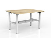 Agile 2-Column Electric Shared Desk With Cable Tray