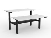 Agile 2-Column Electric Shared Desk With Cable Tray