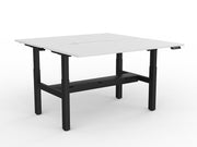 Agile 2-Column Electric Shared Desk With Cable Tray