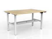 Agile 2-Column Electric Shared Desk With Cable Tray