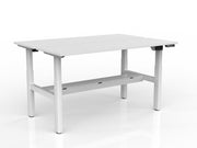 Agile 2-Column Electric Shared Desk With Cable Tray