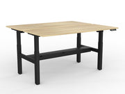 Agile 2-Column Electric Shared Desk With Cable Tray