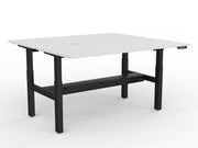 Agile 2-Column Electric Shared Desk With Cable Tray