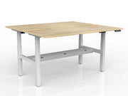 Agile 2-Column Electric Shared Desk With Cable Tray