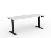 Agile Fixed Height Individual Desk 1800mm x 750mm White White Powdercoat