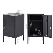 ArtissIn Mini Metal Locker Storage Shelf Organizer Cabinet Bedroom