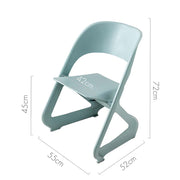 ArtissIn Set of 4 Dining Chairs Office Cafe Lounge Seat Stackable Plastic Leisure Chairs