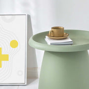 ArtissIn Coffee Table Mushroom Nordic Round Small Side Table 50CM
