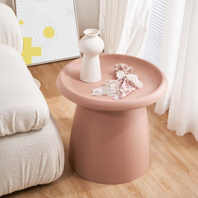 ArtissIn Coffee Table Mushroom Nordic Round Small Side Table 50CM