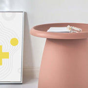 ArtissIn Coffee Table Mushroom Nordic Round Small Side Table 50CM