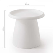 ArtissIn Coffee Table Mushroom Nordic Round Small Side Table 50CM