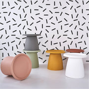 ArtissIn Coffee Table Mushroom Nordic Round Small Side Table 50CM