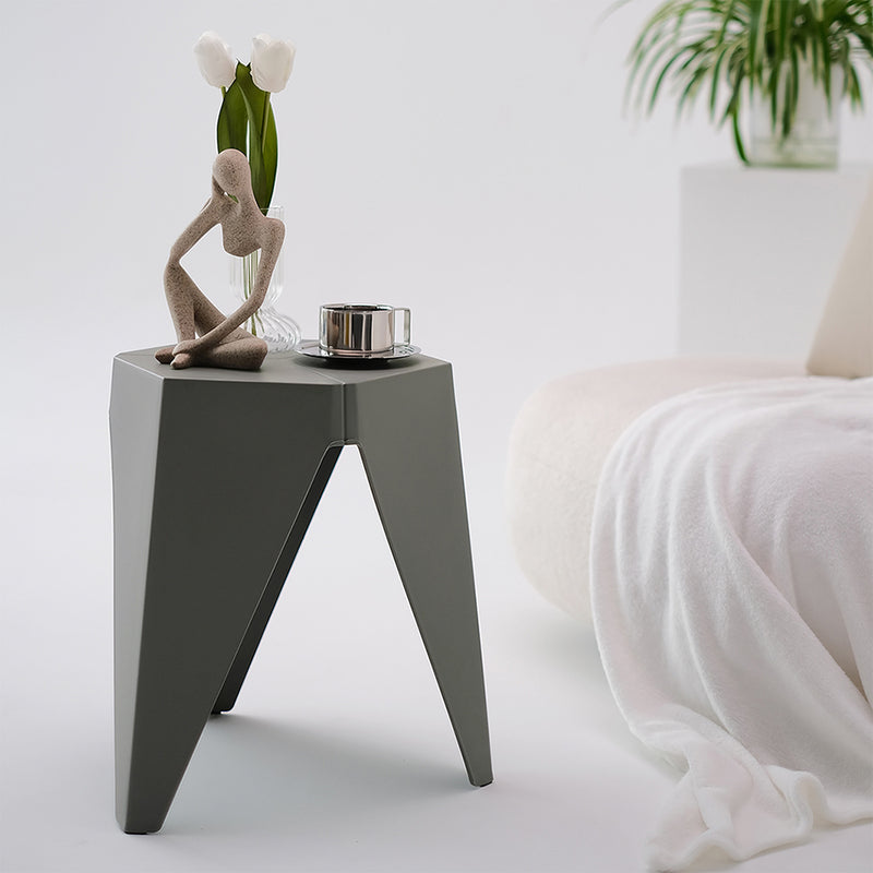 ArtissIn Set of 2 Puzzle Stool Plastic Stacking Stools Chair Outdoor Indoor