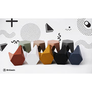 ArtissIn Set of 2 Puzzle Stool Plastic Stacking Stools Chair Outdoor Indoor