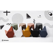 ArtissIn Set of 2 Puzzle Stool Plastic Stacking Stools Chair Outdoor Indoor