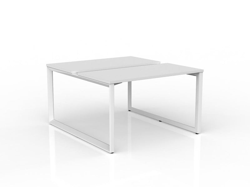 Anvil 2-User Double Sided Workspace 1200mm x 600mm White White Powdercoat