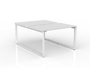 Anvil 2-User Double Sided Workspace 1200mm x 750mm White White Powdercoat