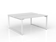 Anvil 2-User Double Sided Workspace 1500mm x 600mm White White Powdercoat