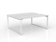 Anvil 2-User Double Sided Workspace 1600mm x 600mm White White Powdercoat