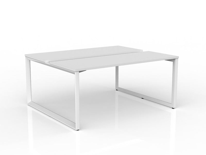 Anvil 2-User Double Sided Workspace 1600mm x 600mm White White Powdercoat