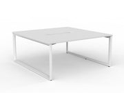 Anvil 2-User Double Sided Workspace 1600mm x 800mm White White Powdercoat