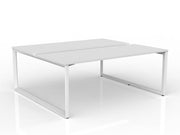 Anvil 2-User Double Sided Workspace 1800mm x 750mm White White Powdercoat