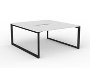Anvil 2-User Double Sided Workspace 1500mm x 800mm White Black Powdercoat