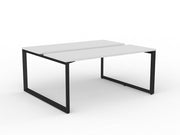 Anvil 2-User Double Sided Workspace 1600mm x 600mm White Black Powdercoat
