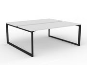 Anvil 2-User Double Sided Workspace 1800mm x 750mm White Black Powdercoat