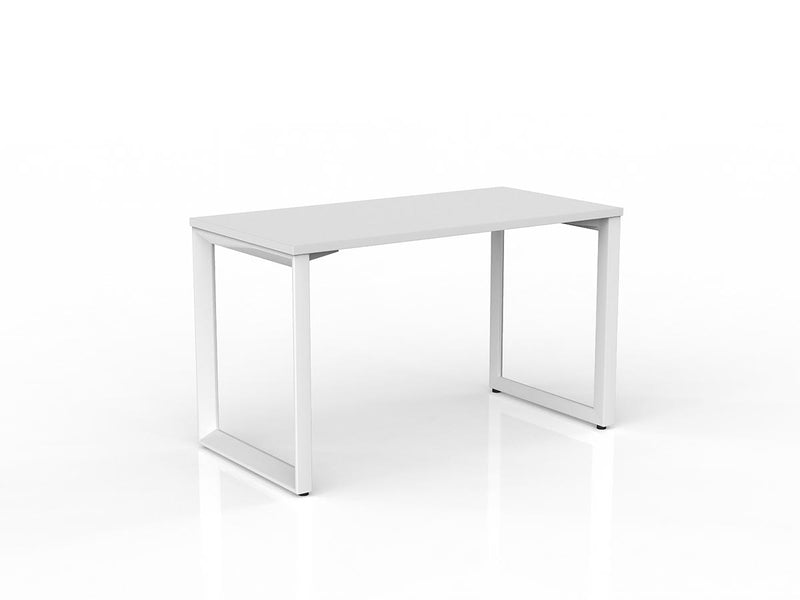 Anvil Straight Desk 1200mm x 600mm White White Powdercoat