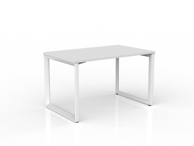 Anvil Straight Desk 1200mm x 750mm White White Powdercoat