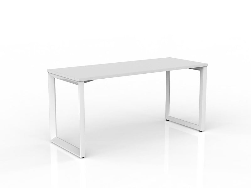 Anvil Straight Desk 1500mm x 600mm White White Powdercoat