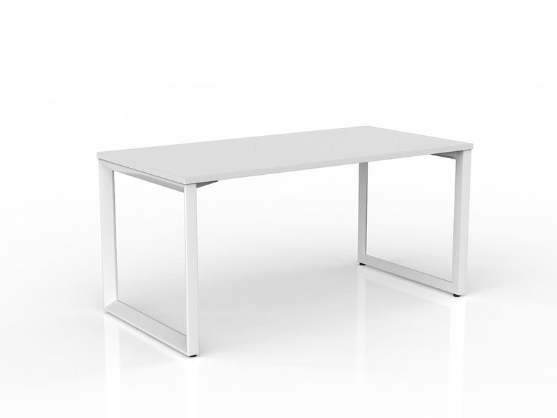 Anvil Straight Desk 1500mm x 750mm White White Powdercoat
