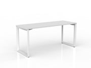 Anvil Straight Desk 1600mm x 600mm White White Powdercoat